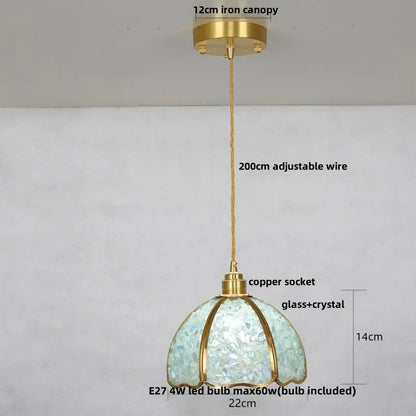 Decorbites™ Kristallglas LED-Hängeleuchte: Moderne nordische Stil Pendellampe für die Hausdekoration