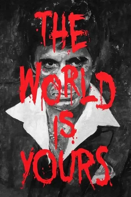 Movie Mafia Boss Legendary Figure Poster Canvas Print Art Mafia Portrait Canvas Painting Scarface Escobar Godfather Wall Decor