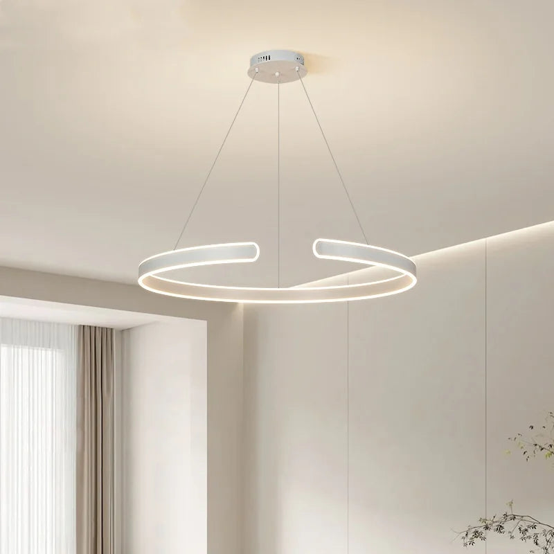 Decorbites™ Kreis-Hängeleuchter mit Dimmbarem LED-Licht für das Moderne Wohnzimmer