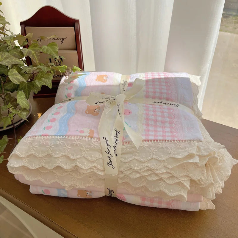 Lace Romantic Comforter Set