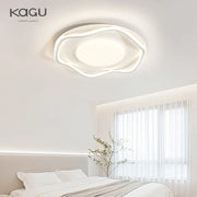 White Minimalist Ceiling Light 50cm Dimmable