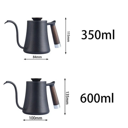 Decorbites™ Gänsehals-Pour-Over-Kanne mit Holzegriff – Kaffeuzubehör