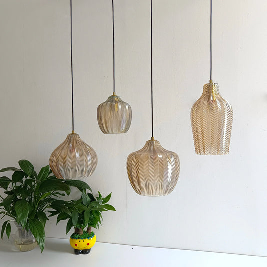 DecorBites™ Glass Pendant Lights: Nordic Style for Restaurant, Kitchen, Dining, Bedroom, Bedside lighting