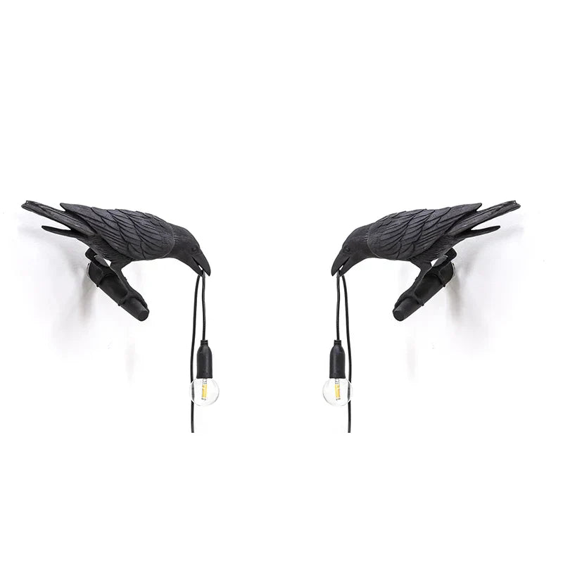 Decorbites™ Designer Vogel Wandlampe Moderne Harz Weiß Schwarz LED Licht Schlafzimmer Wohnzimmer