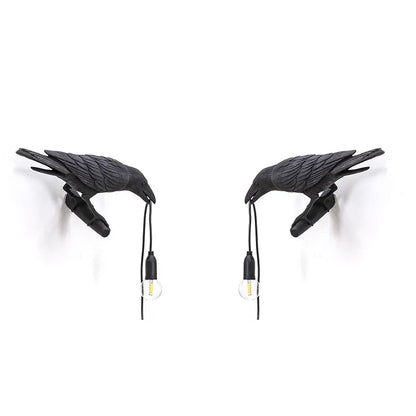 Decorbites™ Designer Vogel Wandlampe Moderne Harz Weiß Schwarz LED Licht Schlafzimmer Wohnzimmer