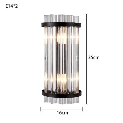 Decorbites™ Kristall-Luxus-Wandleuchte für modernes Schlafzimmer, Wohnzimmer, Treppenhaus – LED-Innenbeleuchtung