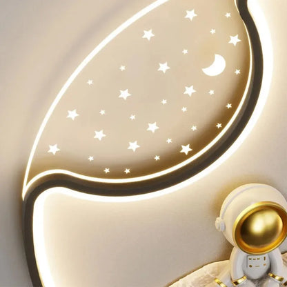Decorbites™ Kinder-Astronaut-LED-Mondlicht für fantastische Augenpflege im Schlafzimmer oder Wohnzimmer