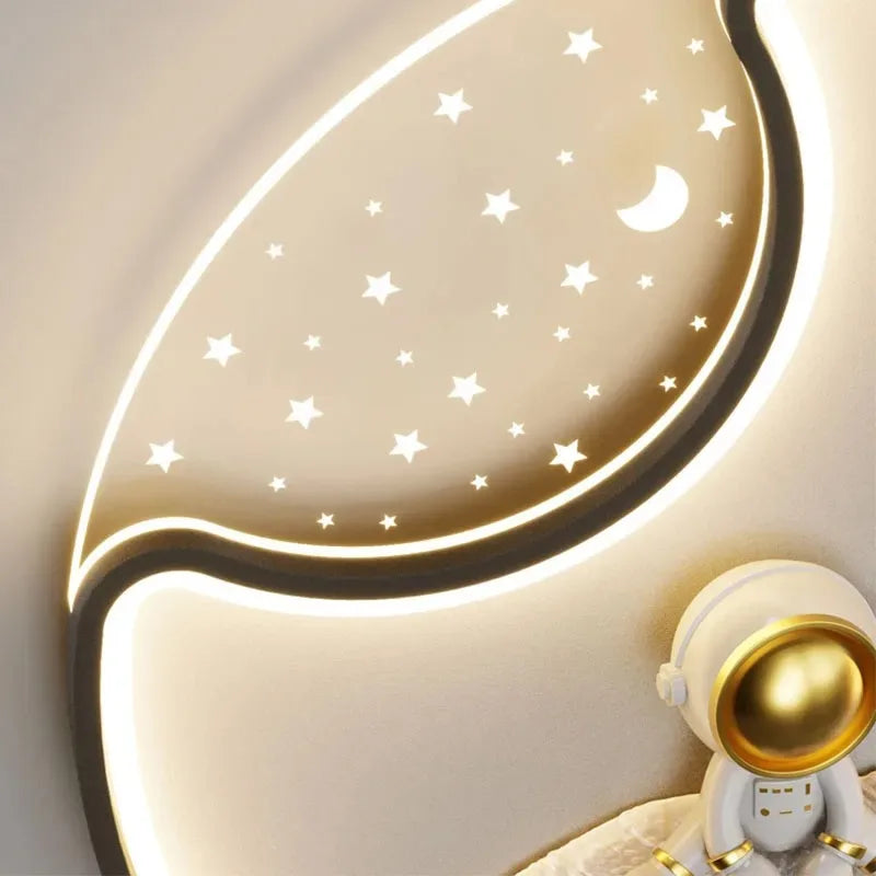 Decorbites™ Kinder-Astronaut-LED-Mondlicht für fantastische Augenpflege im Schlafzimmer oder Wohnzimmer
