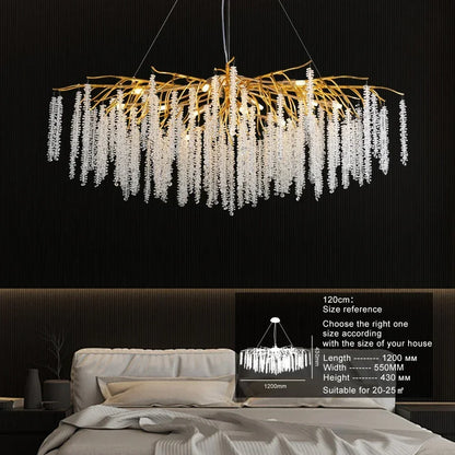 Decorbites™ Kristall-Deckenleuchter für Schlafzimmer und Wohnzimmer