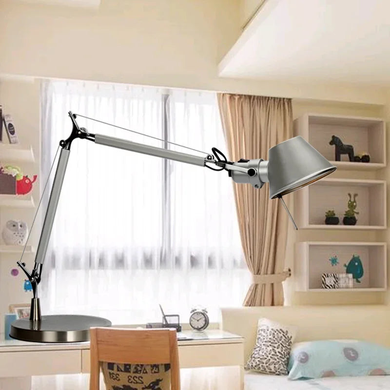 Decorbites™ Doppelarm-Klemm-Tischleuchte Mädchen mit Strohhut Modernes Einfaches Design