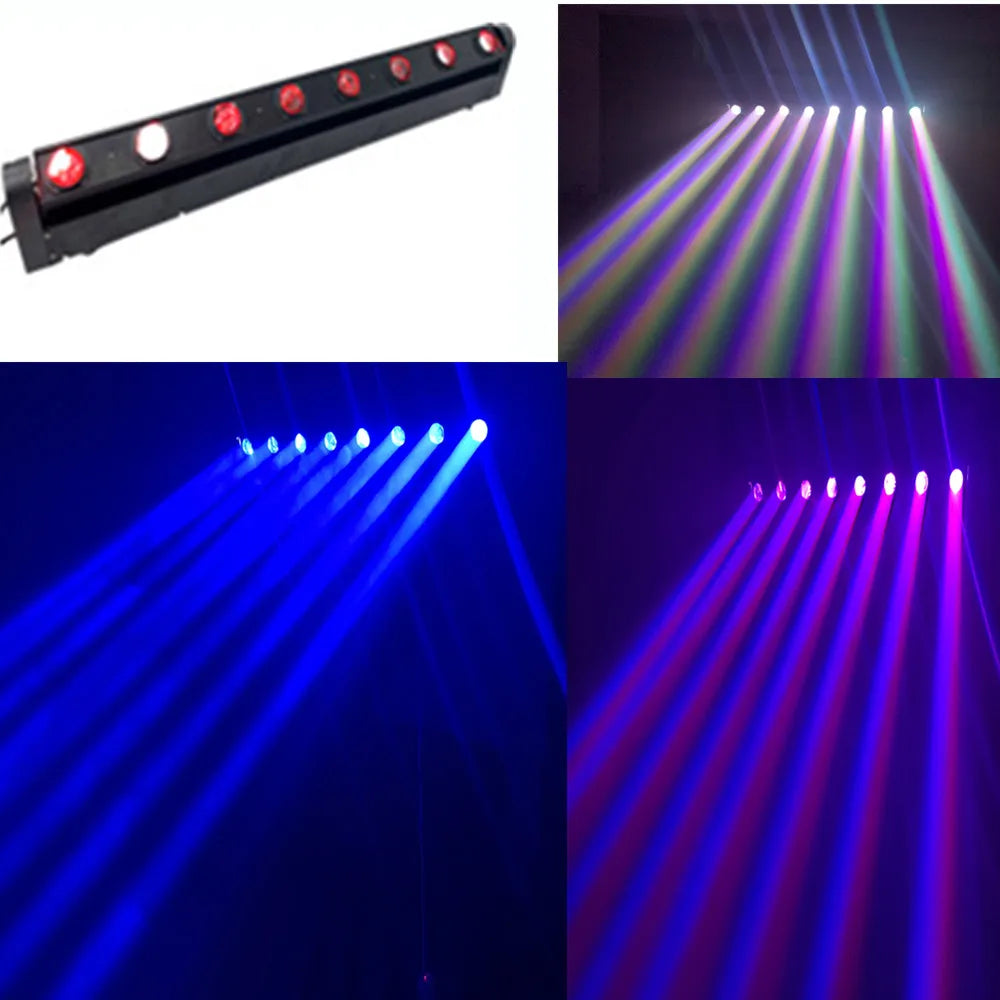Decorbites™ LED-Bar-Strahl 8x15W RGBW Quad Moving Head Bühnenlicht für DJ DMX-Steuerung