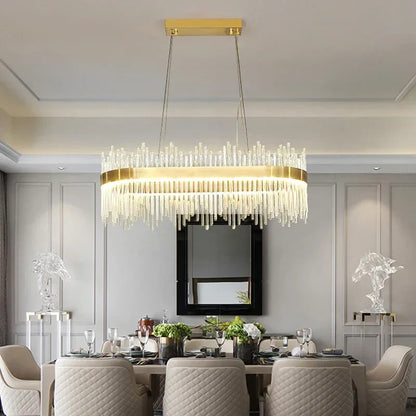 Decorbites™ Glasstab-LED-Hängeleuchter: Elegante Leuchte für die Einrichtung im Wohn-, Ess- und Schlafzimmer