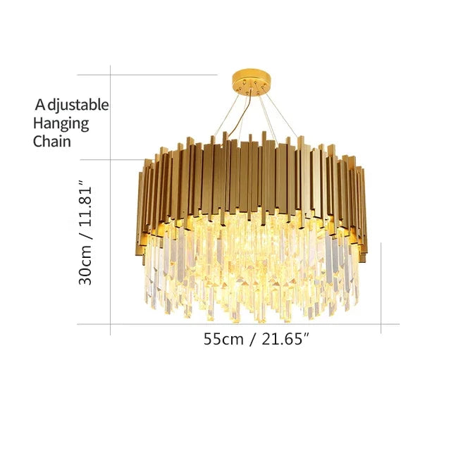 LED Crystal Ceiling Chandelier
