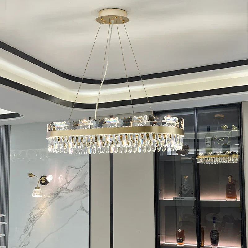 Decorbites™ Kristall-Schmetterlings-Wohnzimmerlampe: Luxuriöse postmoderne Beleuchtung für das Esszimmer