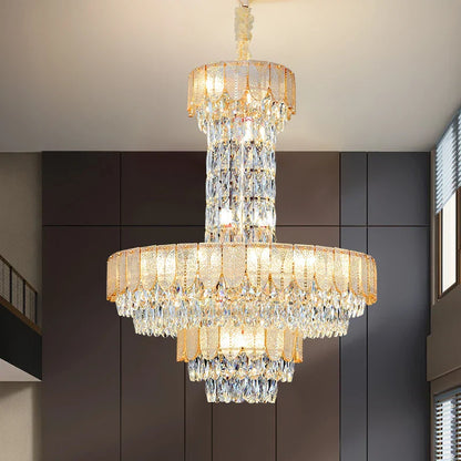 Decorbites™ Kristall-Leuchter: Postmoderne Mehrschicht-Luxus für Wohnzimmer, Hotel-Lobby und Villa