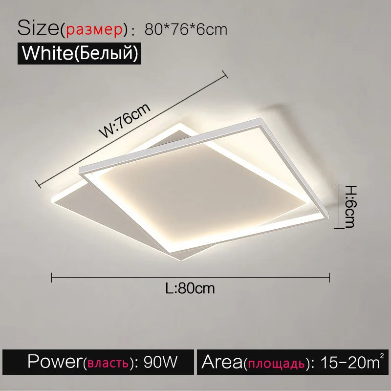 Decorbites™ LED-Deckenleuchte-Set – Modern minimalistisches nordisches Schlafzimmer-Wohnzimmer-Beleuchtung