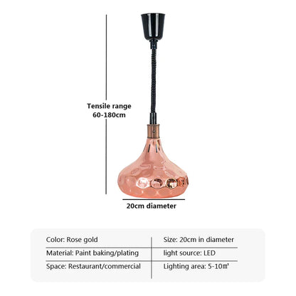 Decorbites™ Elektrische Heizlampe Teleskop-Aufhängung zur Lebensmittelkonservierung für Restaurants