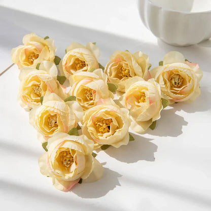 DecorBites™ Artificial Flowers Wedding Christmas Decoration Home Scrapbooking Bridal Accessories