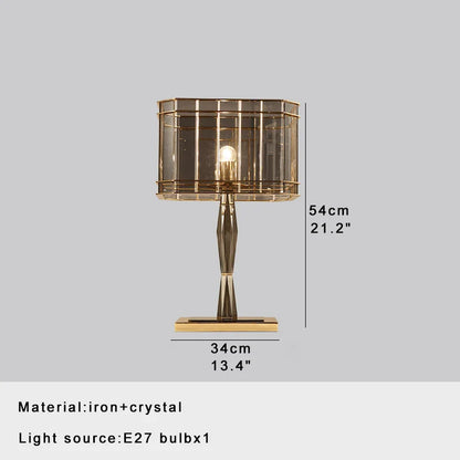Decorbites™ Kristallbartischlampe Luxuriös Dimmbare 2700K Schreibtischleuchte Elegante Heimdekoration