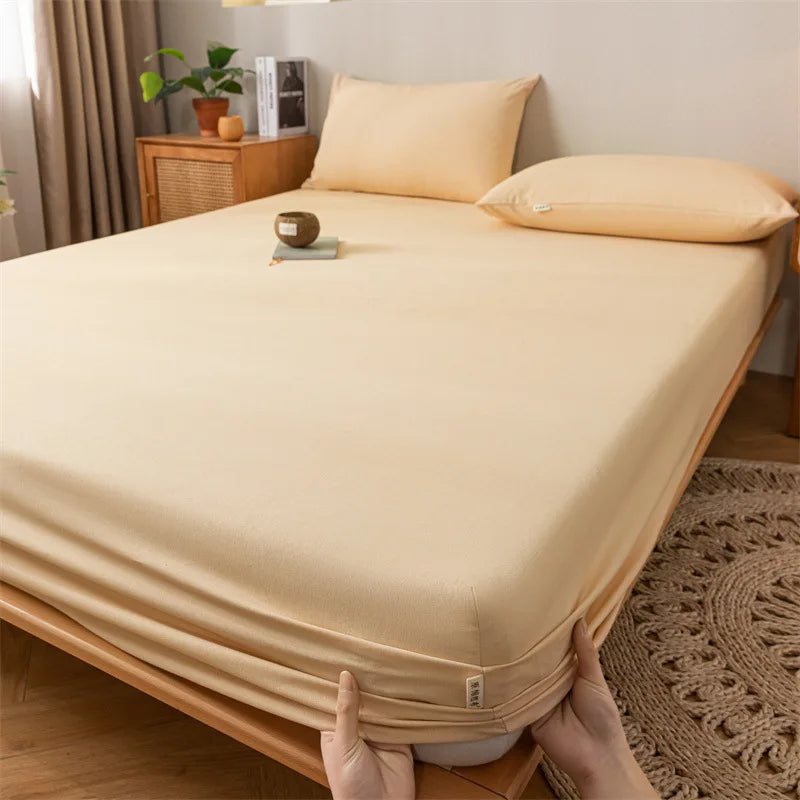 Decorbites™ Grobe Baumwoll-Bettwäsche für Queensize mit Spannbettlaken und Kissenbezügen