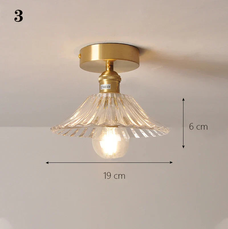 Decorbites™ Glas-Schirm-Hängeleuchte für Küchen-Gang-Schlafzimmer LED-Leuchten-Armaturen