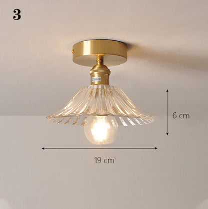 Decorbites™ Glas-Schirm-Hängeleuchte für Küchen-Gang-Schlafzimmer LED-Leuchten-Armaturen