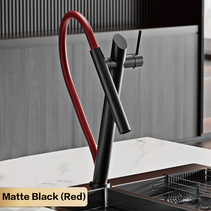 Kitchen Faucet Black Pull-Out Design