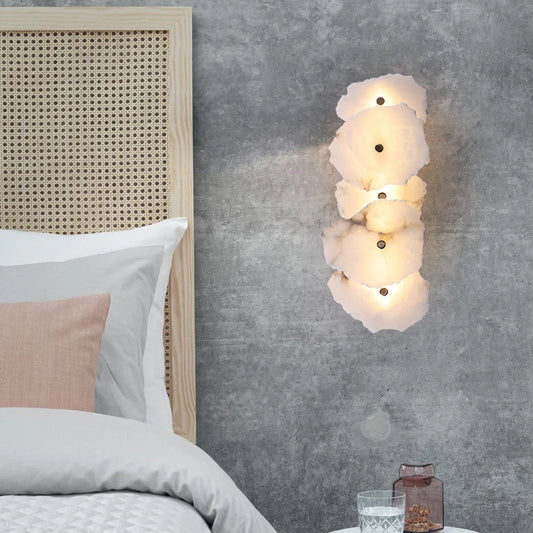 Decorbites™ Elegante Marmor-LED-Wandleuchte, Kupferoptik, Art-Deco-Stil