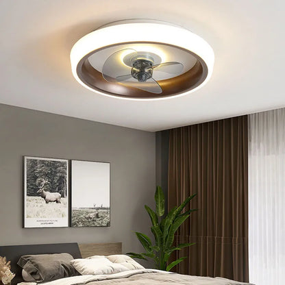 Decorbites™ 50 cm Deckenventilator mit unsichtbaren Flügeln, geräuschloser Betrieb für Schlafzimmer, Wohnzimmer