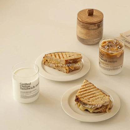 Decorbites™ Glas-Kaffeetassen-Set aus 2 Stück