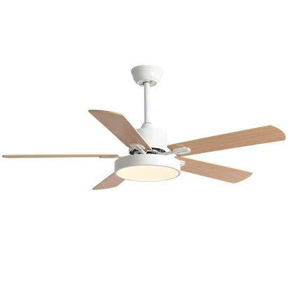 Decorbites™ 56" Holz-LED-Deckenventilator mit reinem Kupfermotor & 5-Blatt-Licht