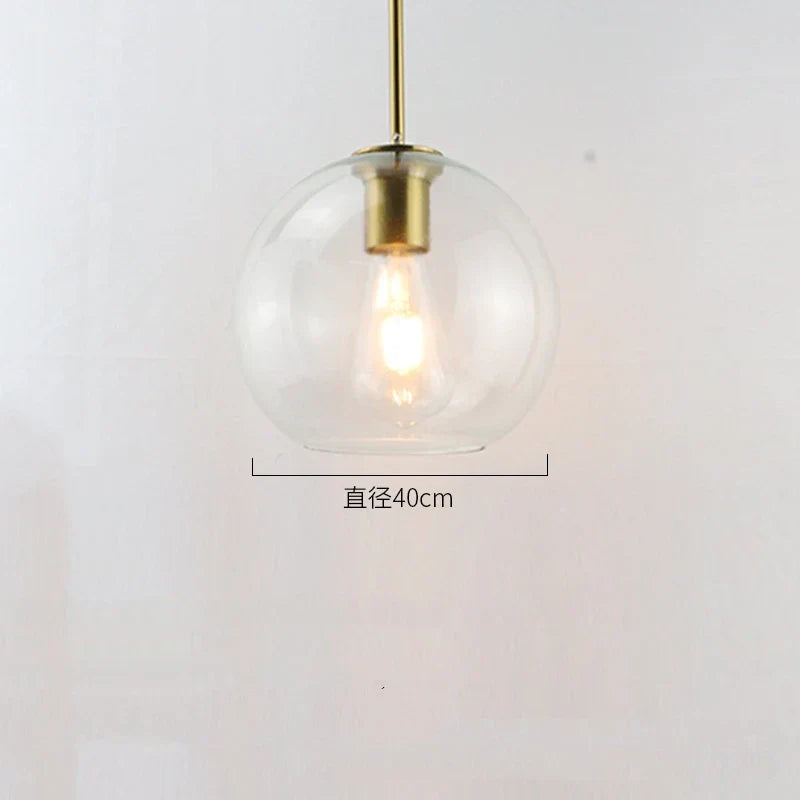 DecorBites™ Glass Ball LED Pendant Lights for Chic Home Decor and Lighting