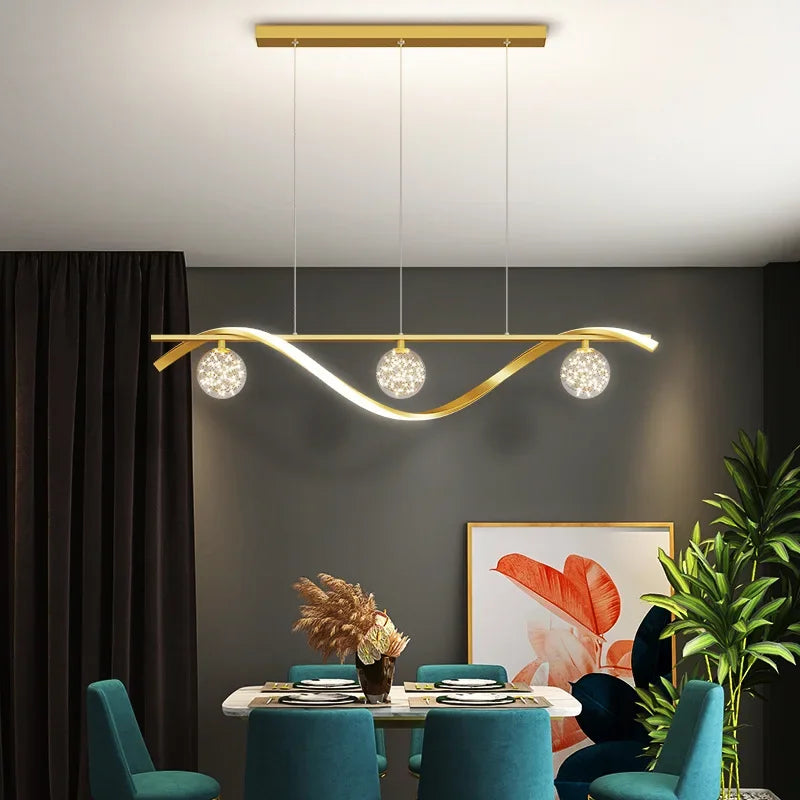 Decorbites™ Glasball-LED-Hängelampe für modernes Wohn- und Esszimmer