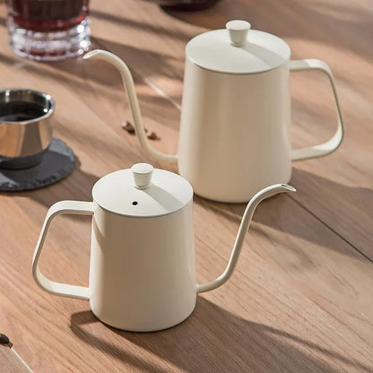 DecorBites™ Glass Coffee Maker Pot Barista Kettle Stainless Steel Strainer Pitcher