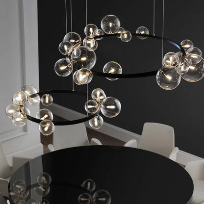 Decorbites™ Glasblasen-Kronleuchter: Moderne nordische LED-Hängeleuchte für Esszimmer und Küche