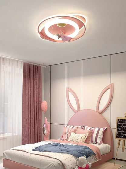 Decorbites™ Astronaut Raumfahrer Rakete Hasen Deckenleuchte Kinderzimmer Leuchte