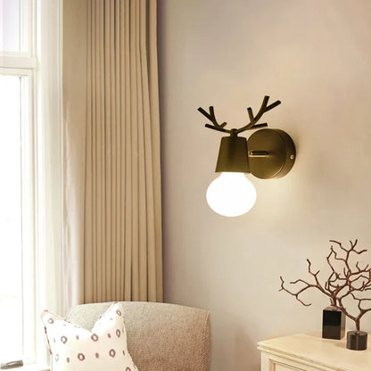Decorbites™ LED-Wandleuchte mit Hirschkopf, moderne minimalistische Schlafzimmerbeleuchtung in 7 Farben