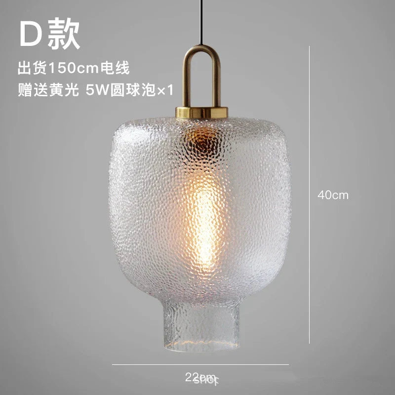 Decorbites™ Glasanhängerleuchten - Moderne nordische LED-Hängeleuchte für die Hausdekoration