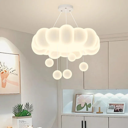 Decorbites™ Dimmbare Pendelleuchte mit PE-Lampenschirm für Wohnzimmer und Schlafzimmer