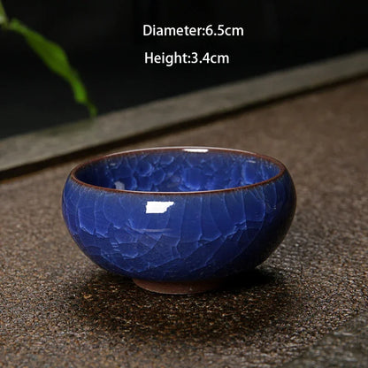 Decorbites™ Eis-Knackende Keramik-Tee-Tasse Espresso-Kaffee Kung-Fu-Teetasse Süße Tasse