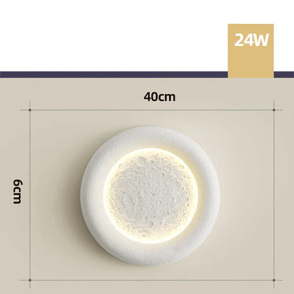 Decorbites™ Creme Brise Mond-Deckenleuchte: Einfaches, warmes Licht für das Schlafzimmer und das Arbeitszimmer