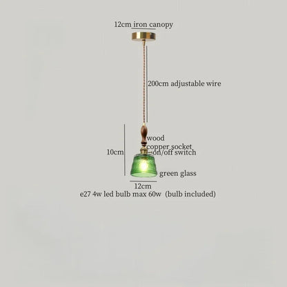 DecorBites™ Green Leaf LED Pendant Lamp for Home and Cafe Decor