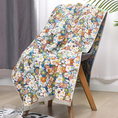 Decorbites™ Land Blumen Baumwoll-Badhandtuch