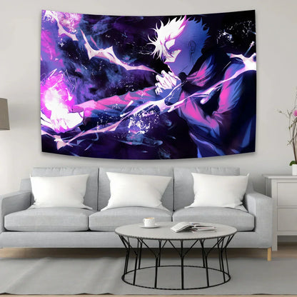 Decorbites™ Jujutsu Kaisen Anime-Wandteppich - 90x150 cm Ästhetische Raumdekoration & Wandkunst