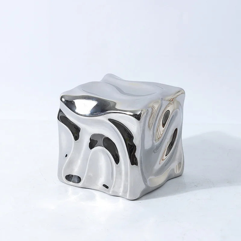 Gold Irregular Fold Figurine