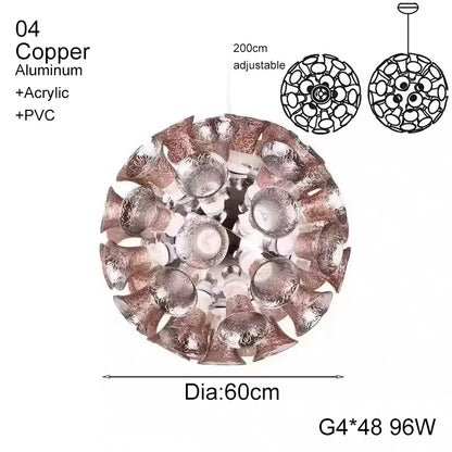 Decorbites™ Designer-Luxus-Kelchlampe für Wohnzimmer, Schlafzimmer, Hotelprojekt-Dekoration, Heim-LED-Hängeleuchte