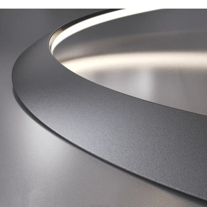 Decorbites™ Kepler Rund LED Kronleuchter für Wohnzimmerdekoration Weißer Pendellampenschirm