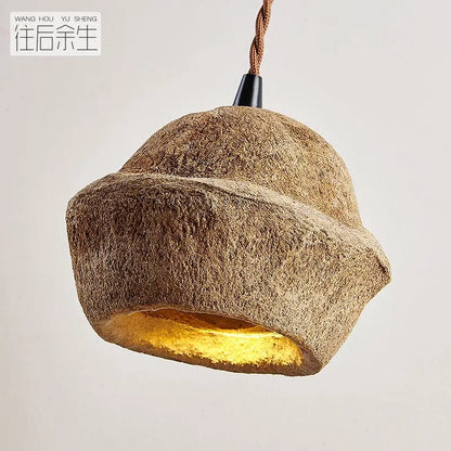Decorbites™ Frucht-Schalen-Nachttisch-Hängeleuchte, Retro Wabi-Sabi-Stil für Ferienwohnung & Tresen