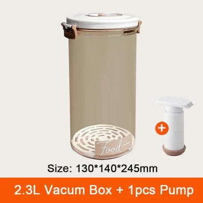 Decorbites™ Frische-erhaltender Vakuumbehälter: Großvolumiger Lebensmittelorganisator.