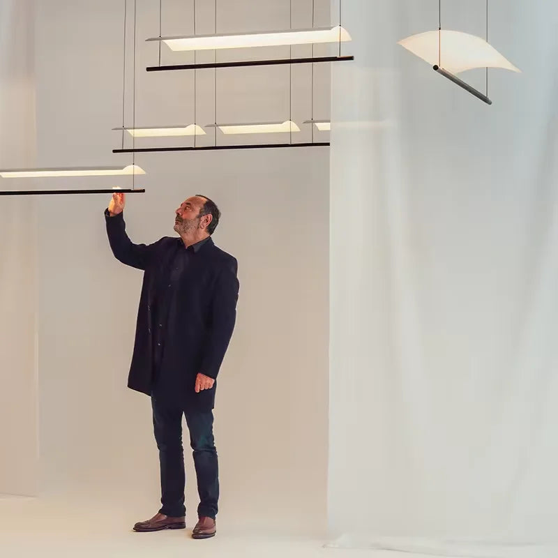 Decorbites™ Lamina LED-Pendelleuchte: Minimalistisches Design für Büro, Wohnzimmer, Restaurant, Bar.